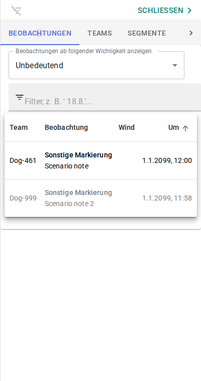 Einsatztagebuch