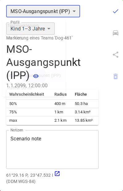 MSO-Profil im Beobachtungs-Popup