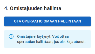 Omistajuuden ottaminen