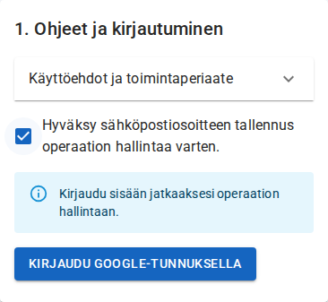 Kirjautuminen