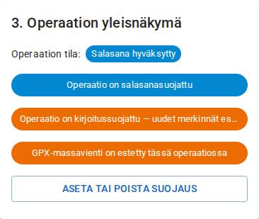 Kaikki suojaukset päällä